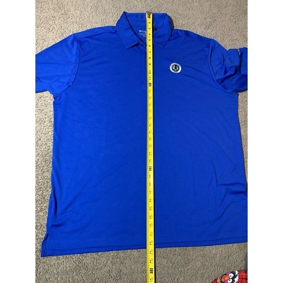 SUNNEHANNA Country Club Columbia Golf Johnstown, PA Blue Mens Polo Shirt 2XL XXL - Picture 7 of 8